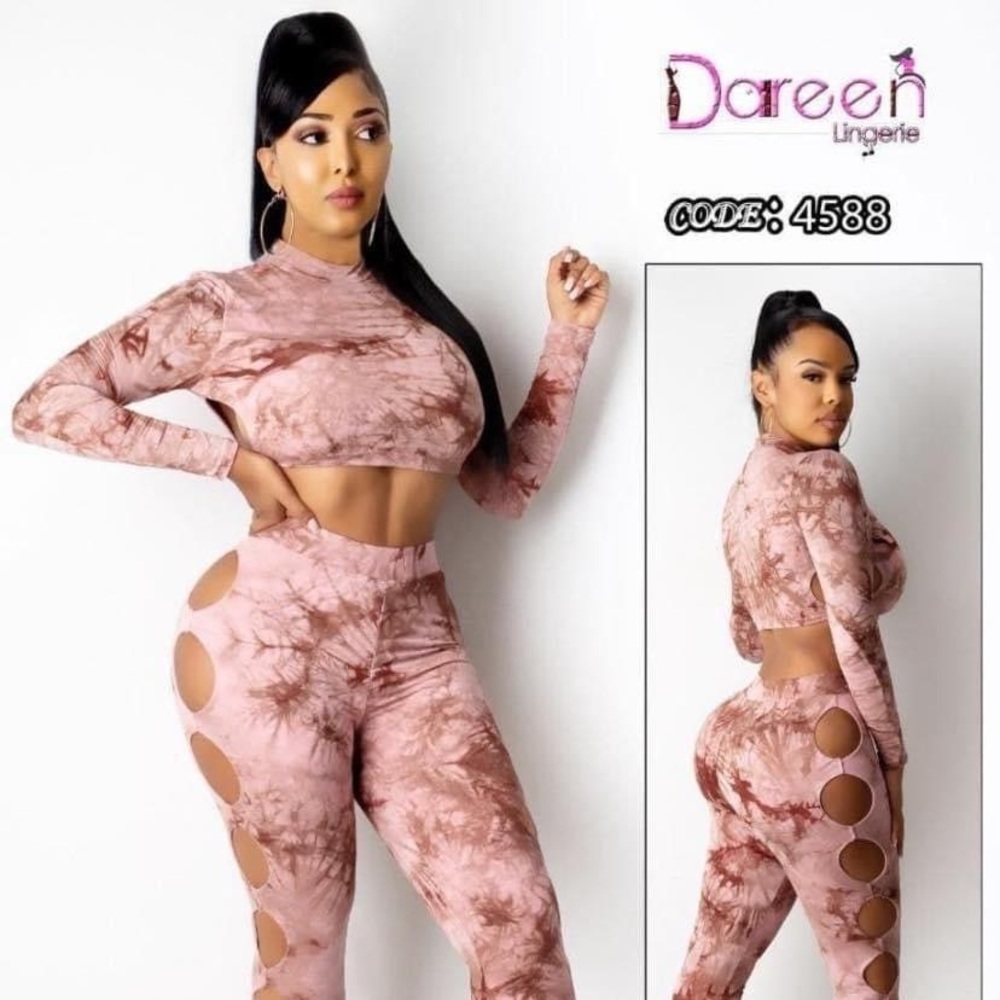 2 pieces sexy Cotton outfit, Crop Top and pants, soft Egyptian cotton ❤️🔥